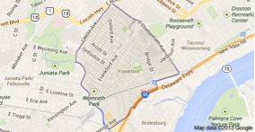 Frankford map